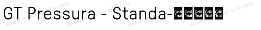 GT Pressura - Standa字体转换